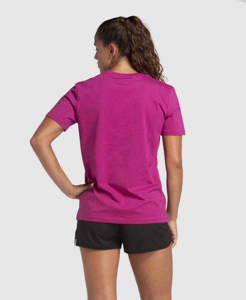 Arena Breast Cancer Awareness Kollektion T-Shirt Lila | LOF25S-552