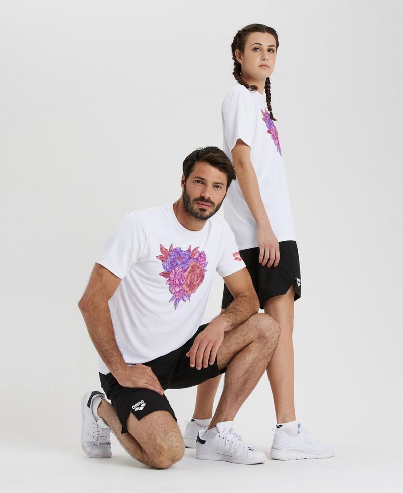 Arena Breast Cancer T-Shirt Weiß | QZD66N-497