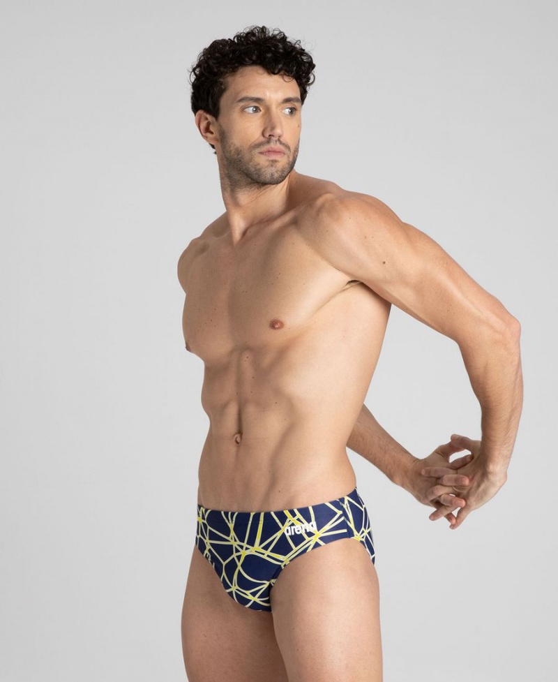 Arena Carbonics Pro Schwimmhose Navy Gelb | YCZ26S-804