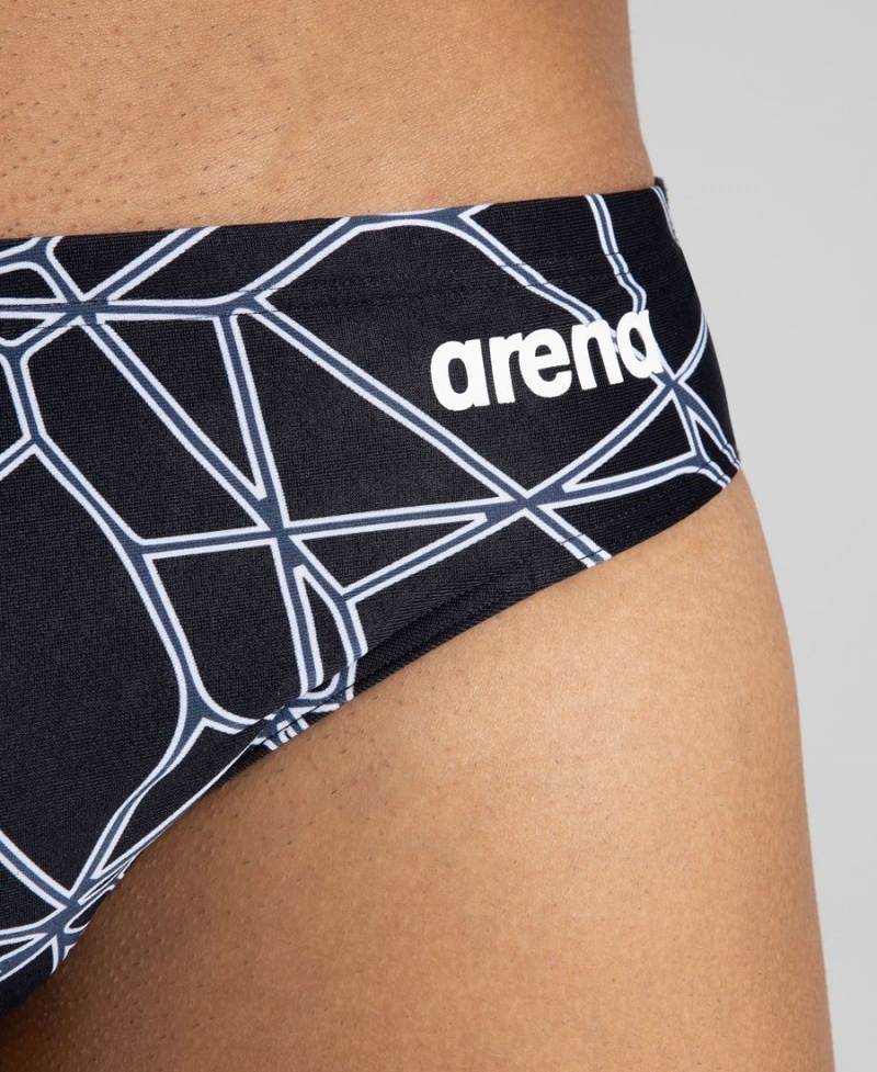 Arena Carbonics Pro Schwimmhose Schwarz Weiß | JEV77Z-274