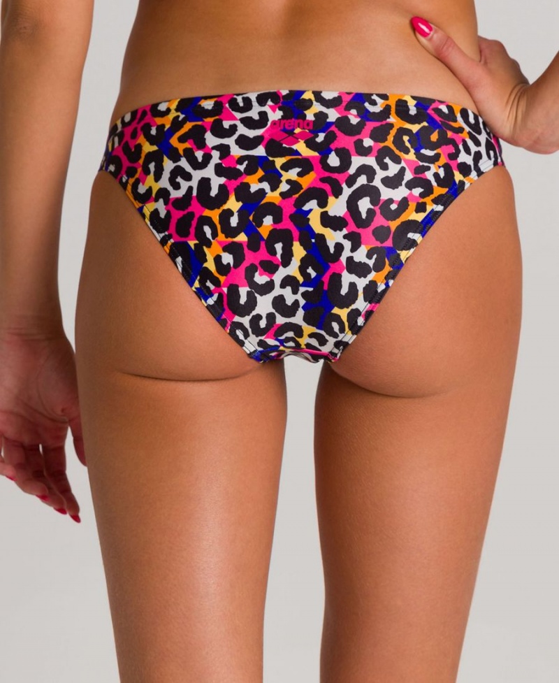 Arena Cheeta Heat Bikinihose Rosa Mehrfarbig | ELF83T-003