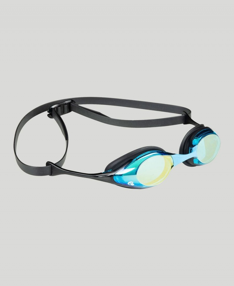 Arena Cobra Swipe Mirror Schwimmbrille Blau Schwarz | BRC14F-704