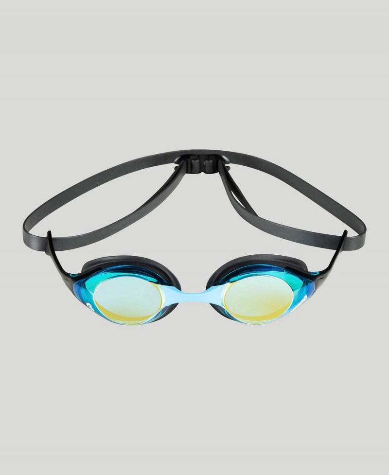 Arena Cobra Swipe Mirror Schwimmbrille Blau Schwarz | BRC14F-704