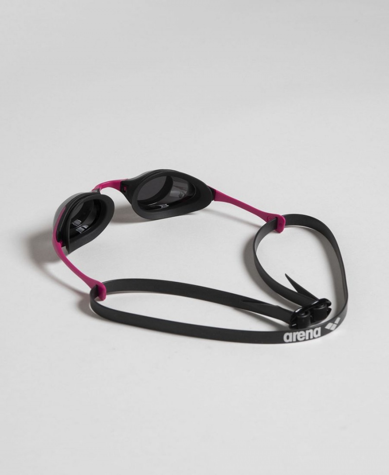 Arena Cobra Swipe Mirror Schwimmbrille Silber Rosa Schwarz | FEZ62J-185