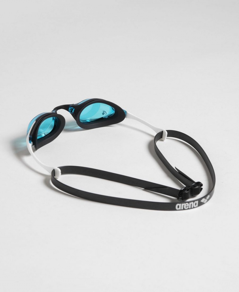 Arena Cobra Swipe Schwimmbrille Blau Weiß Schwarz | BHZ37T-964