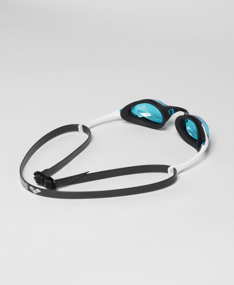 Arena Cobra Swipe Schwimmbrille Blau Weiß Schwarz | BHZ37T-964