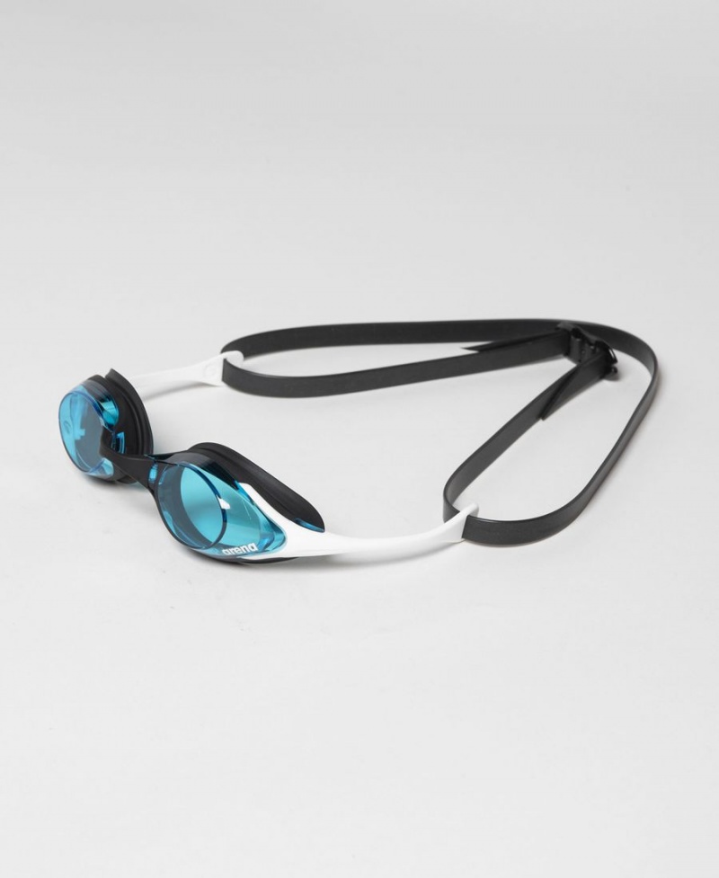 Arena Cobra Swipe Schwimmbrille Blau Weiß Schwarz | BHZ37T-964