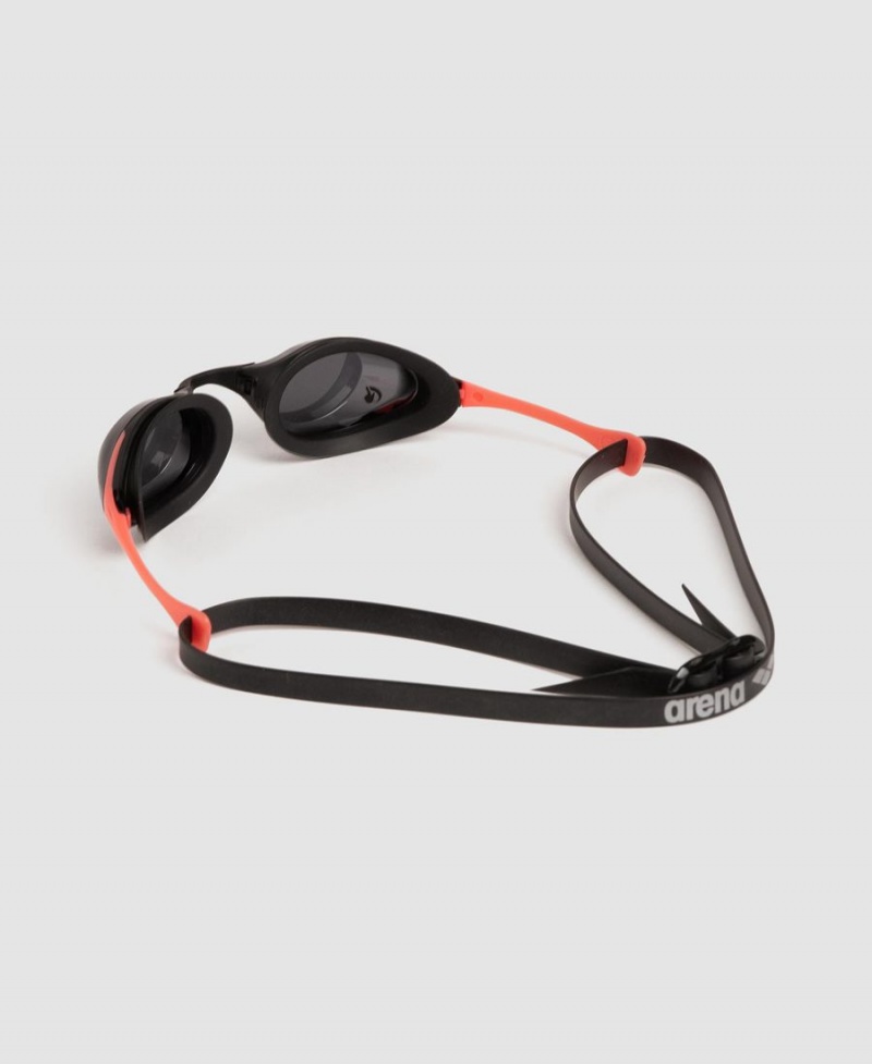 Arena Cobra Swipe Schwimmbrille Schwarz Rot | KAH55I-581