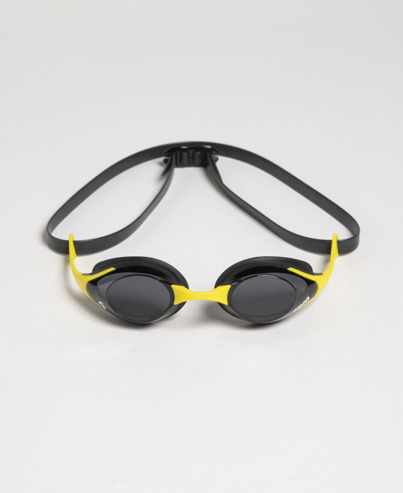 Arena Cobra Swipe Schwimmbrille Schwarz Gelb | KAZ81Q-209