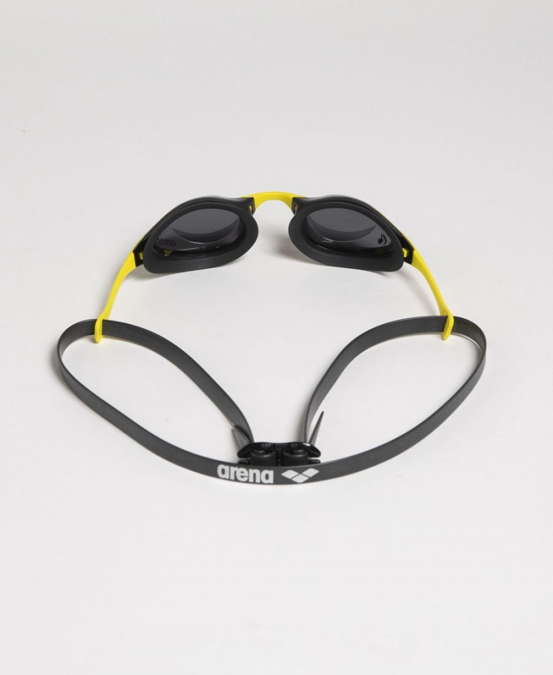 Arena Cobra Swipe Schwimmbrille Schwarz Gelb | KAZ81Q-209