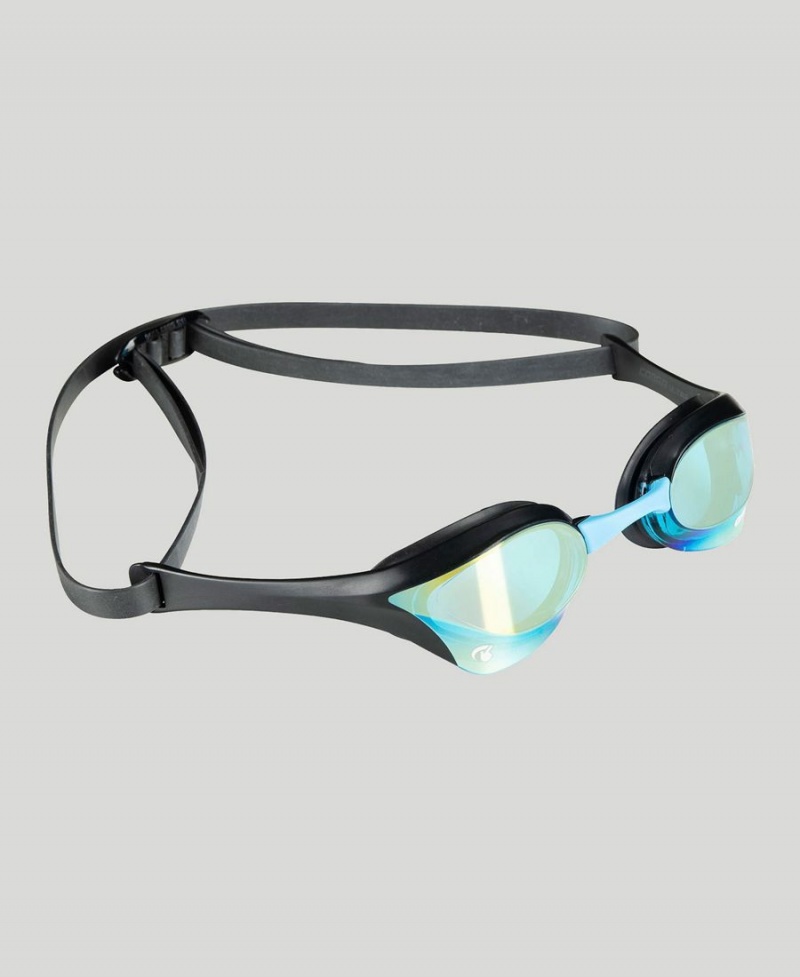 Arena Cobra Ultra Swipe Mirror Schwimmbrille Blau Schwarz | JZE67I-064