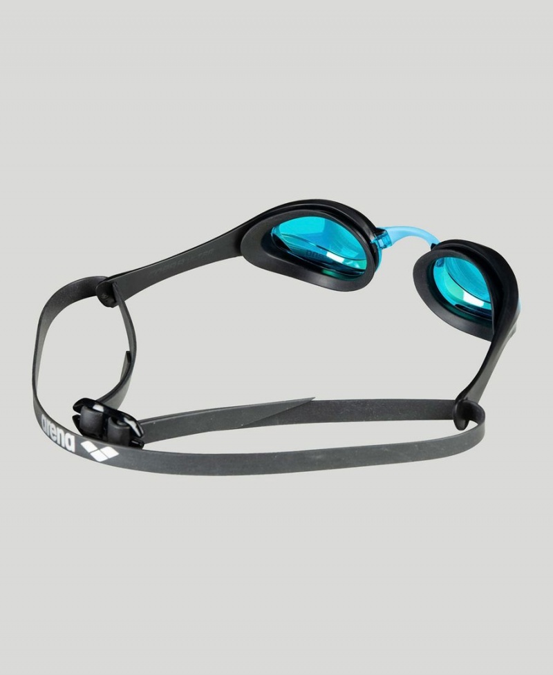 Arena Cobra Ultra Swipe Mirror Schwimmbrille Blau Schwarz | JZE67I-064