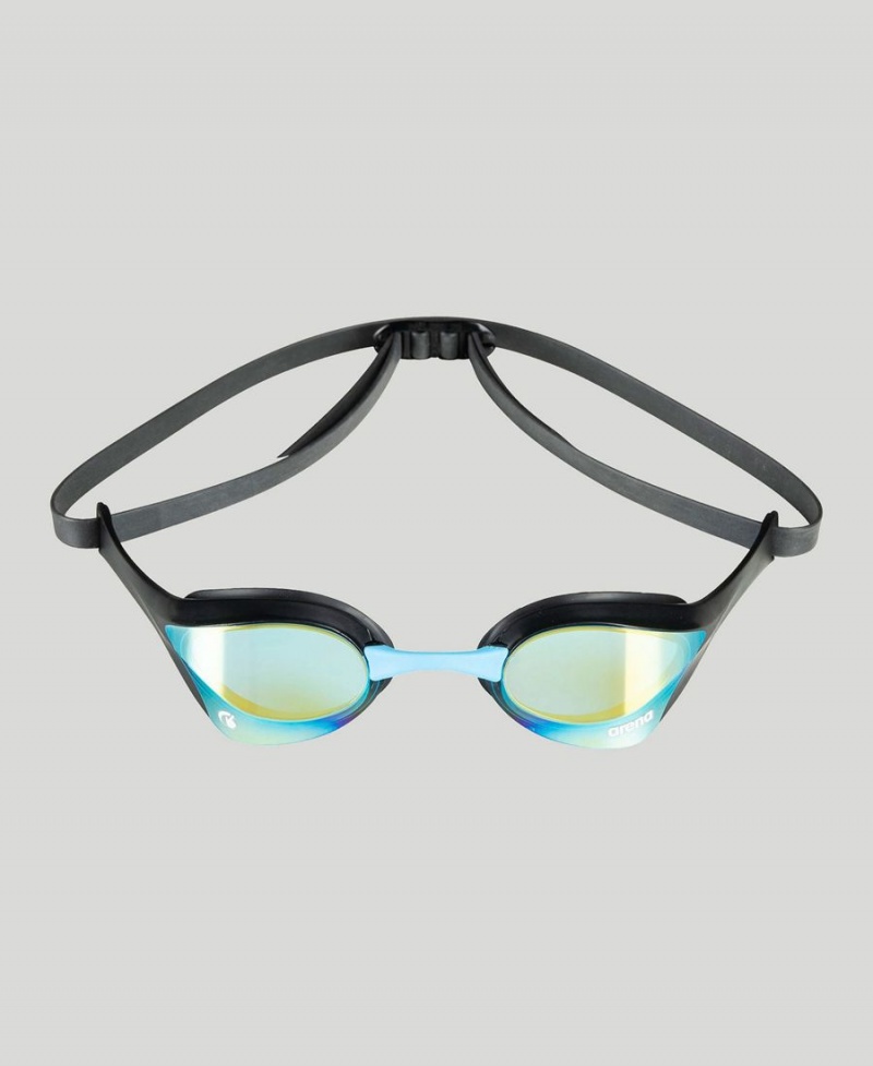 Arena Cobra Ultra Swipe Mirror Schwimmbrille Blau Schwarz | JZE67I-064