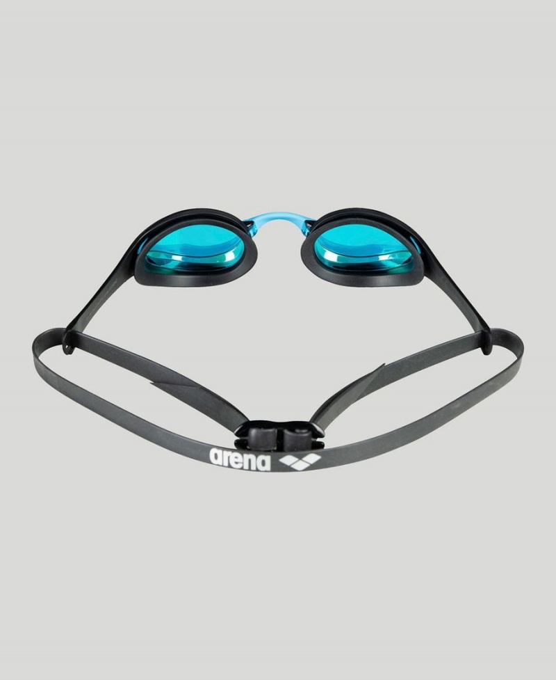 Arena Cobra Ultra Swipe Mirror Schwimmbrille Blau Schwarz | JZE67I-064