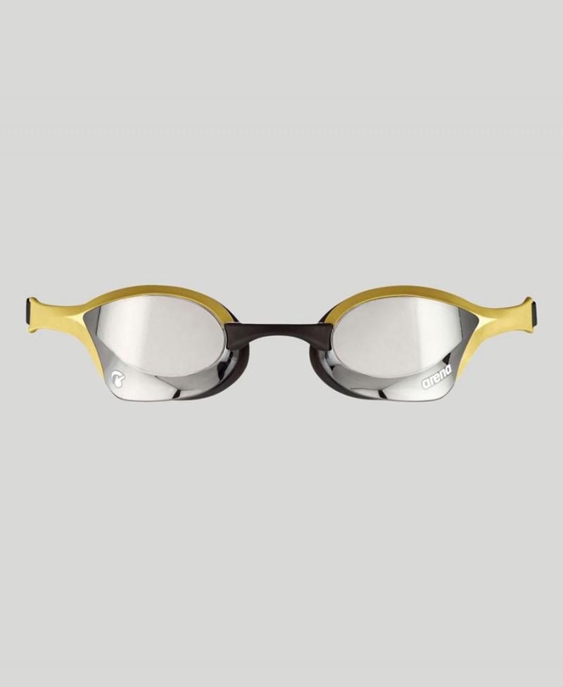 Arena Cobra Ultra Swipe Mirror Schwimmbrille Silber Gold | OGQ49Q-629