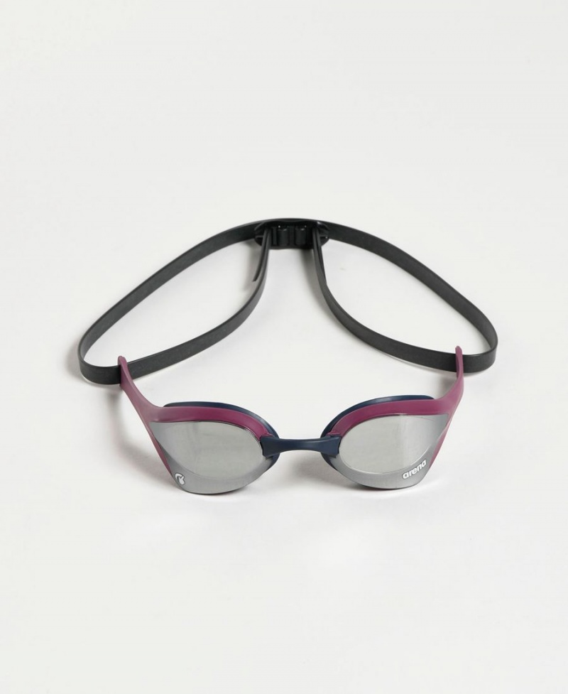 Arena Cobra Ultra Swipe Mirror Schwimmbrille Silber Bordeaux | OZZ82D-150