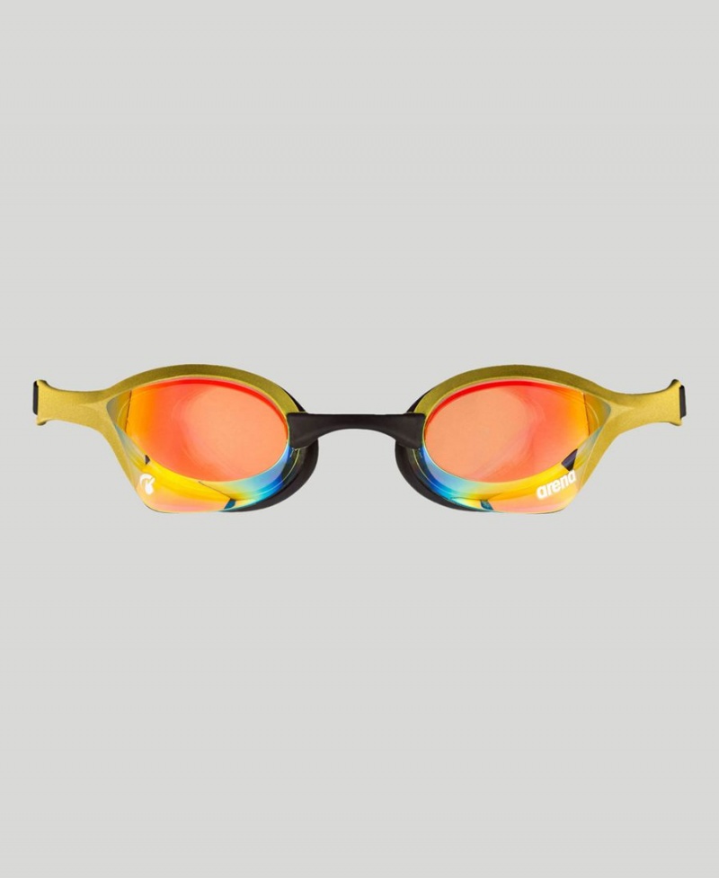 Arena Cobra Ultra Swipe Mirror Schwimmbrille Gelb Gold | RFF60T-600