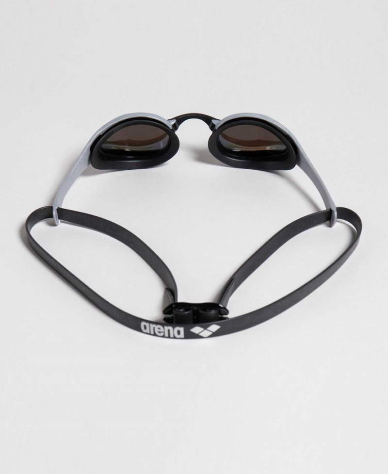 Arena Cobra Ultra Swipe Mirror Schwimmbrille Blau Silber | QHU13B-228