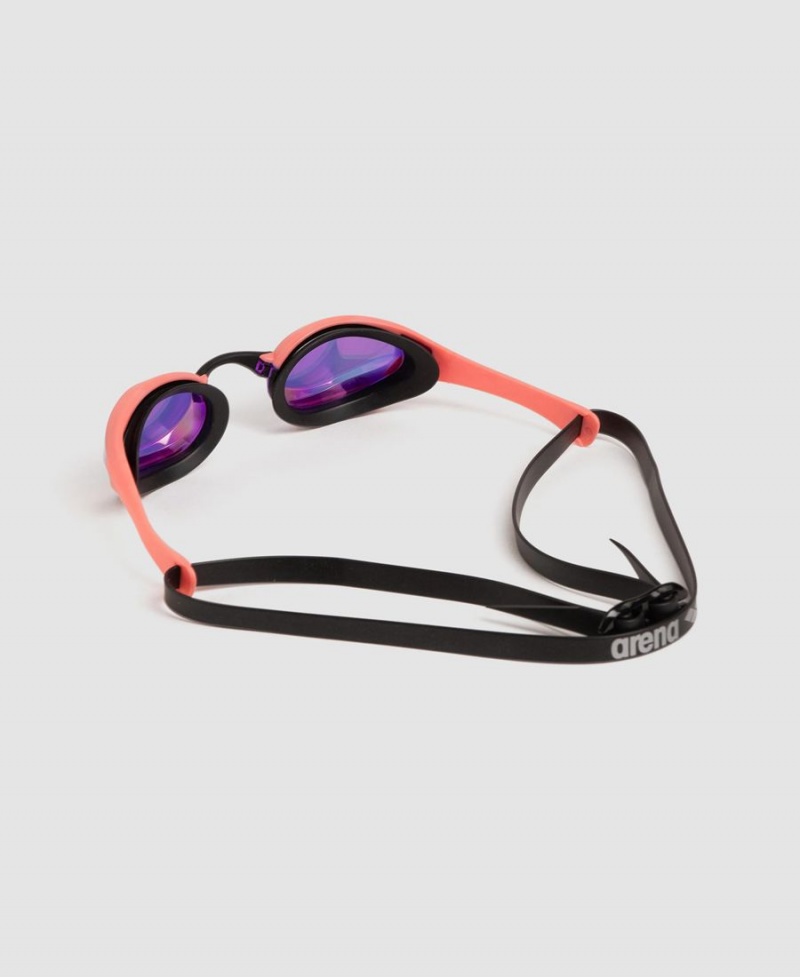 Arena Cobra Ultra Swipe Mirror Schwimmbrille Lila Rot | NMS08S-881