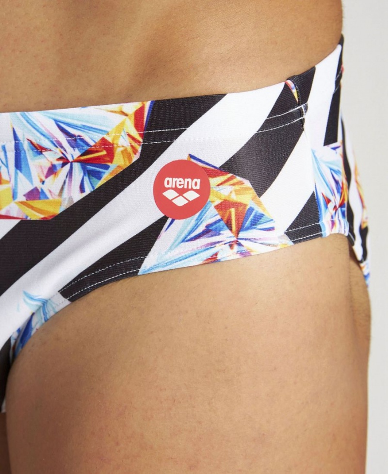 Arena Crazy Diamonds Schwimmhose Schwarz Weiß Mehrfarbig | YNL84U-226