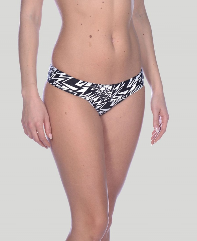 Arena Desires Bikinihose Schwarz Weiß | JKB85F-578