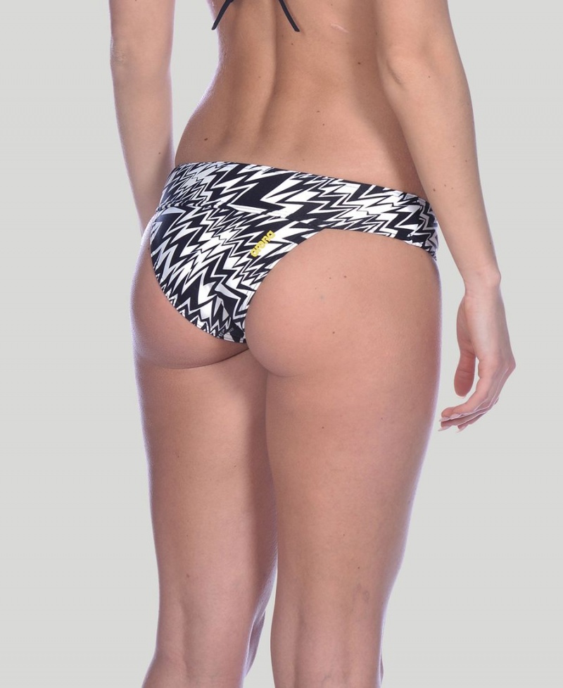 Arena Desires Bikinihose Schwarz Weiß | JKB85F-578