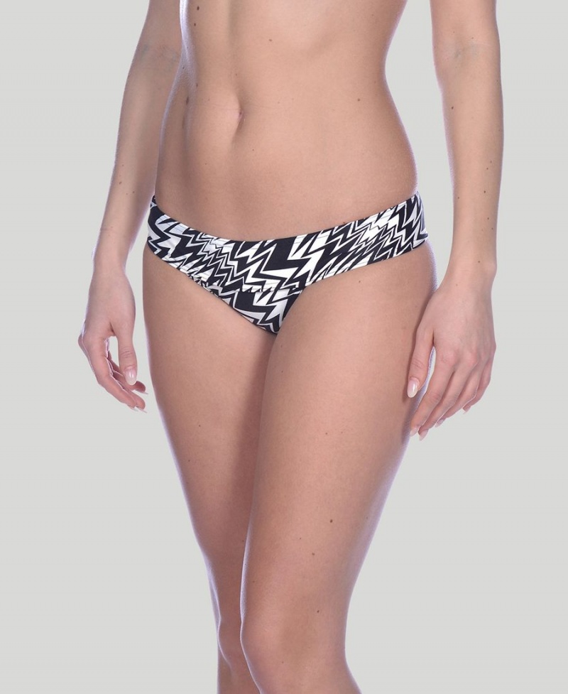 Arena Desires Bikinihose Schwarz Weiß | JKB85F-578