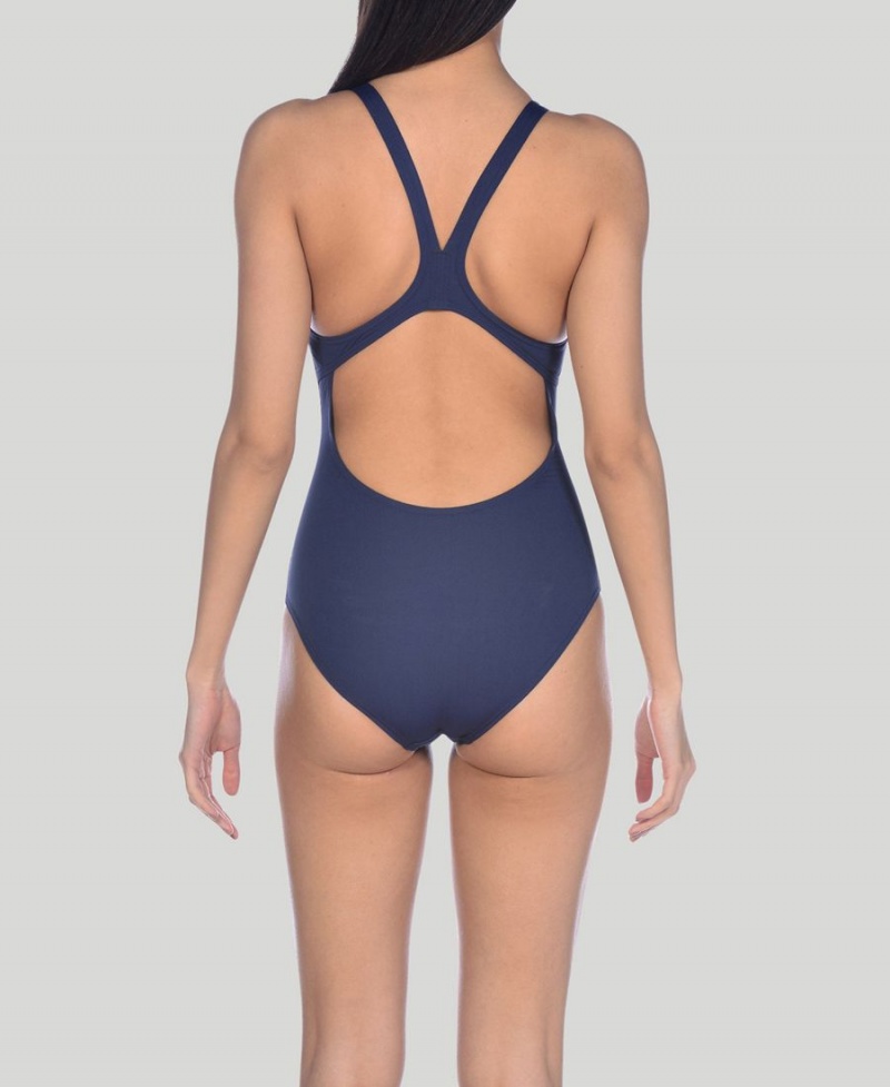 Arena Diagonal Stripe Swim Pro Badeanzug Navy Rot Blau | DLC12J-240