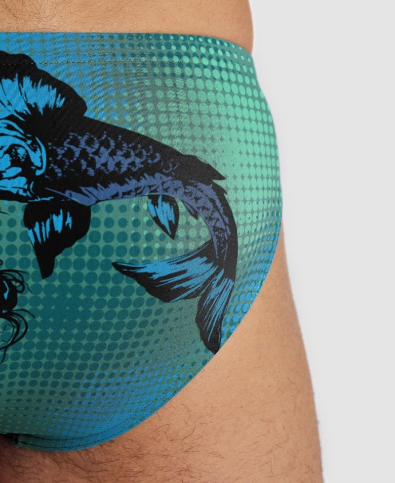 Arena Drew Kibler Kollektion Schwimmhose Grün Mehrfarbig | PTX02J-582