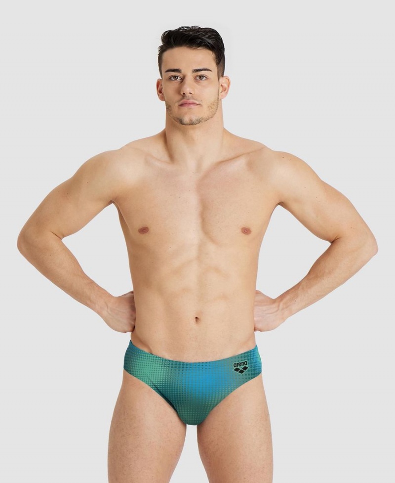 Arena Drew Kibler Kollektion Schwimmhose Grün Mehrfarbig | PTX02J-582