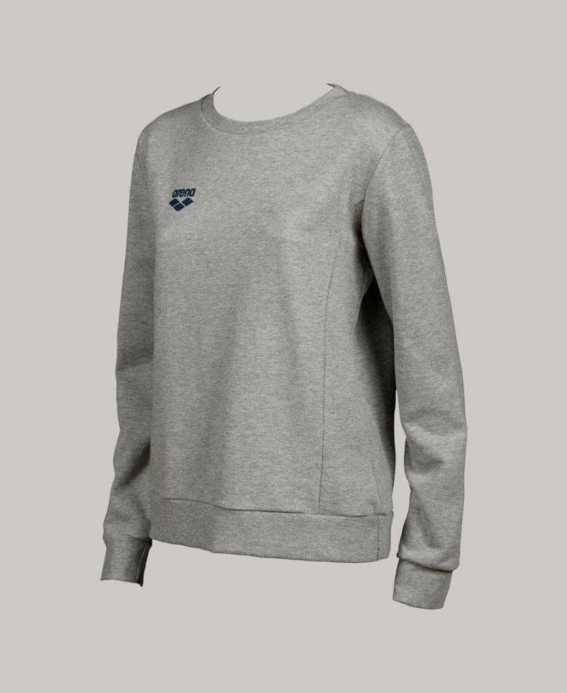 Arena Essential Crew Sweatshirt Grau | ZWX94S-817