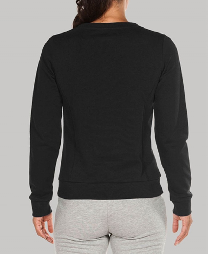 Arena Essential Crew Sweatshirt Schwarz | XCW29D-784