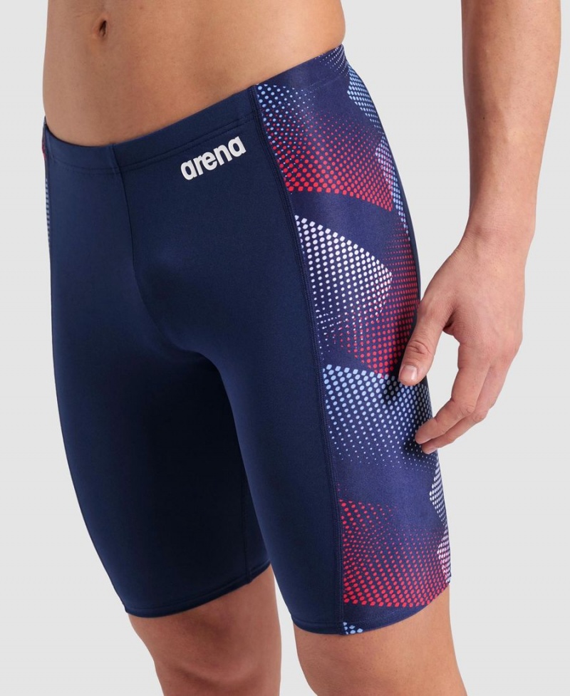 Arena Halftone Jammer Navy Rot Weiß | QRG78S-183