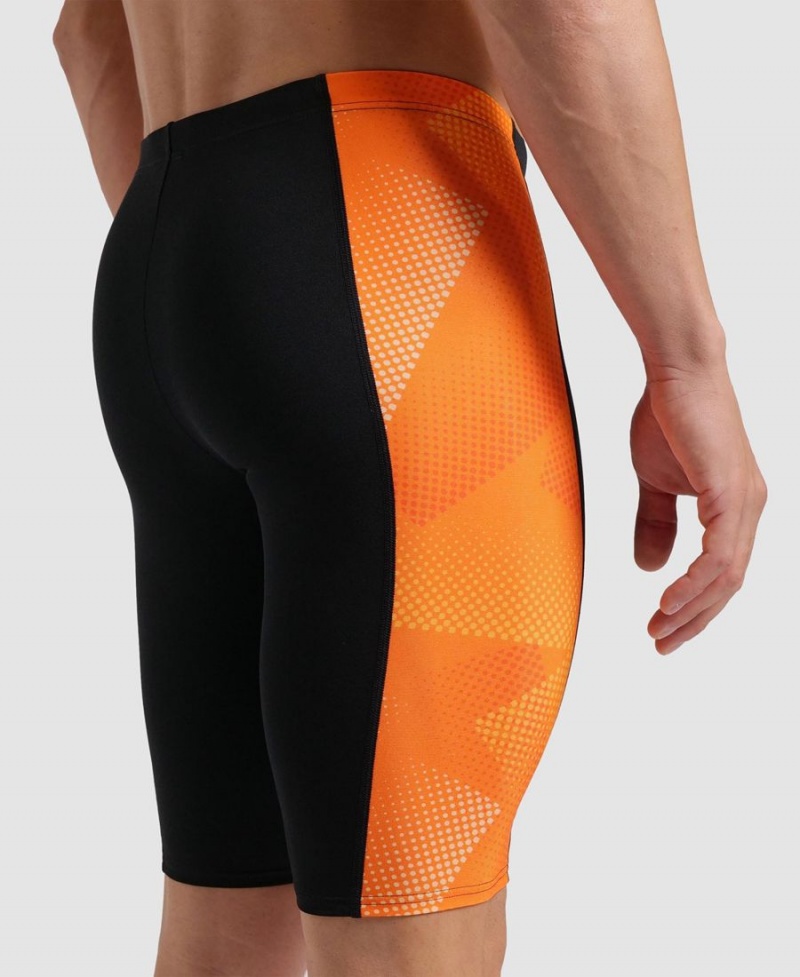 Arena Halftone Jammer Schwarz Orange | OKO42G-222