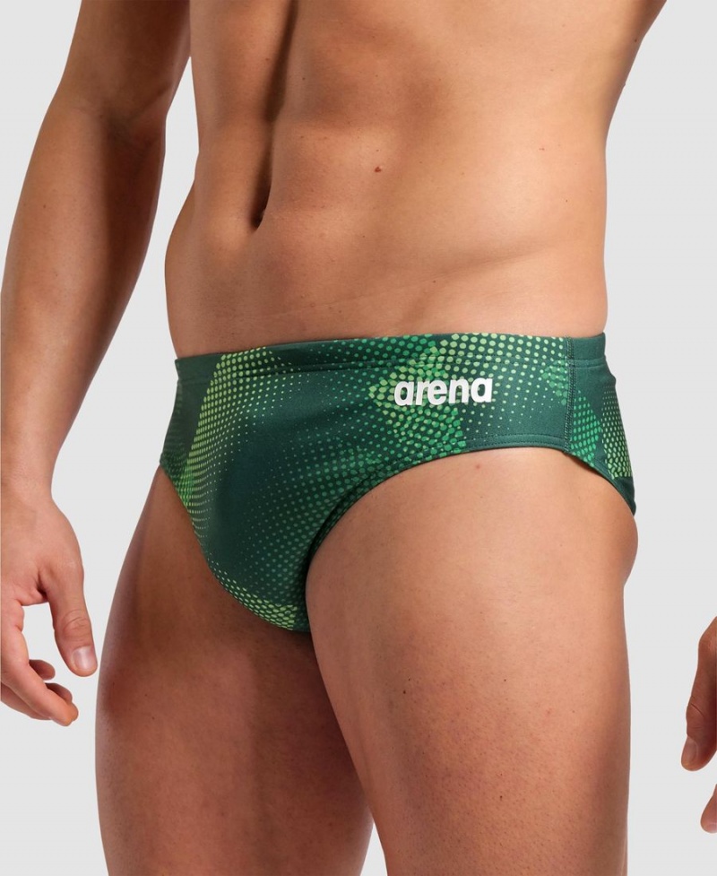 Arena Halftone Schwimmhose Grün | PRT58D-887