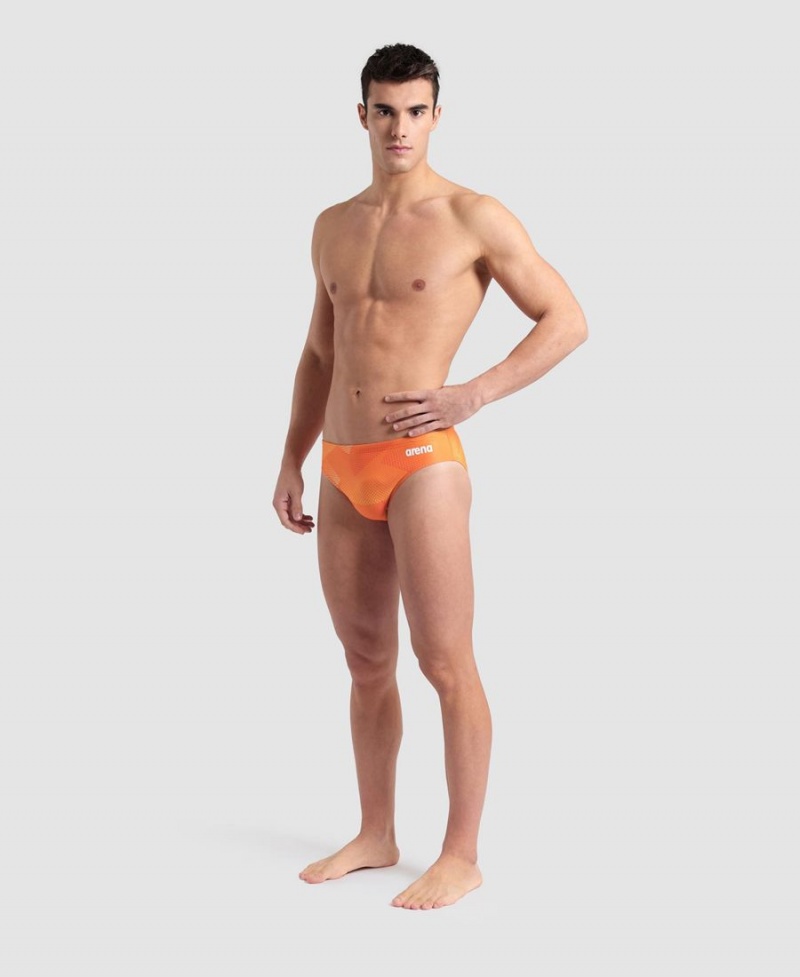 Arena Halftone Schwimmhose Orange | YOX26F-805