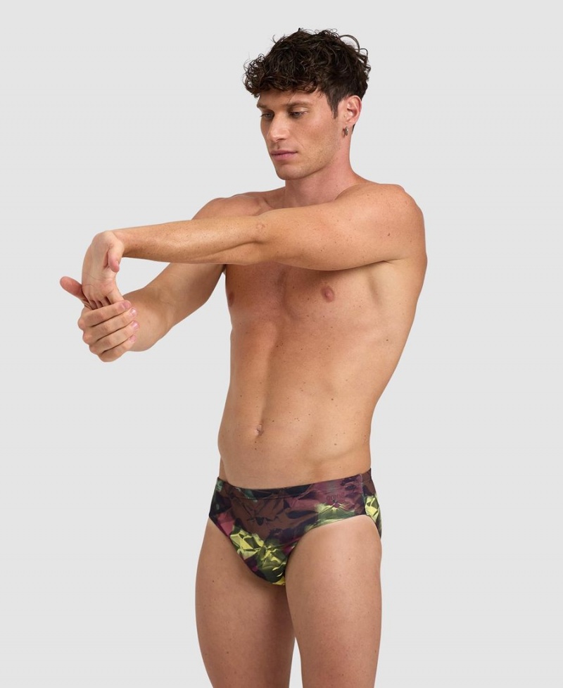 Arena Hero Camo Schwimmhose Rot Mehrfarbig | HUC82T-470