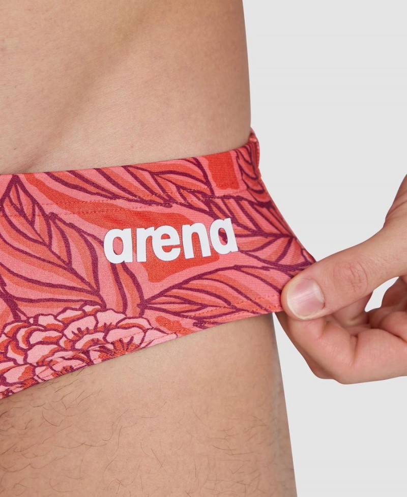 Arena Hydrange Bouquet Schwimmhose Rot | MOV03I-183