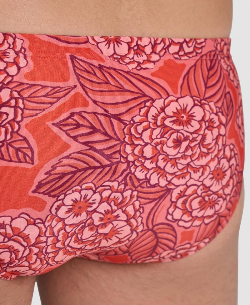 Arena Hydrange Bouquet Schwimmhose Rot | MOV03I-183