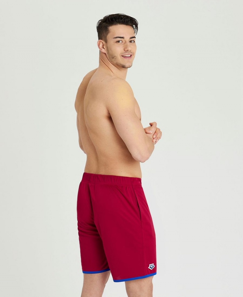 Arena Icons Beach Bermuda Kurze Hose Bordeaux Blau | XNP10W-832