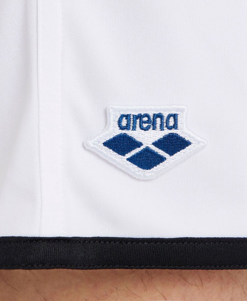 Arena Icons Beach Bermuda Kurze Hose Weiß Schwarz | IUK20P-250