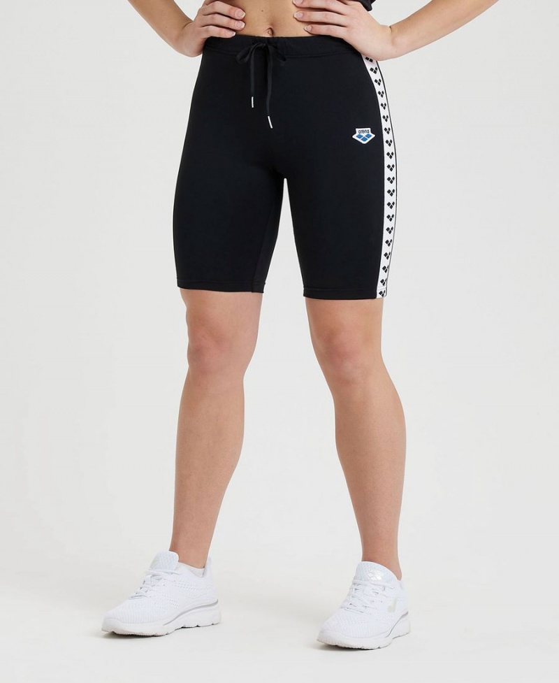 Arena Icons Biker Kurze Hose Schwarz Weiß | RYS91R-642