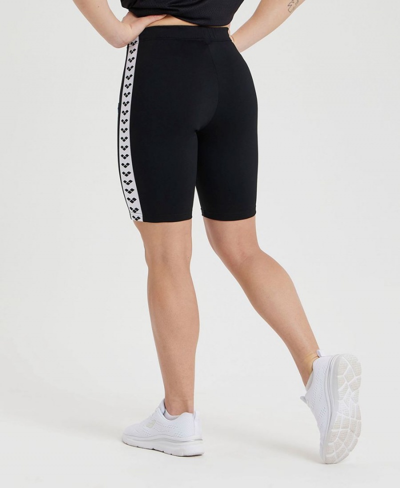 Arena Icons Biker Kurze Hose Schwarz Weiß | RYS91R-642