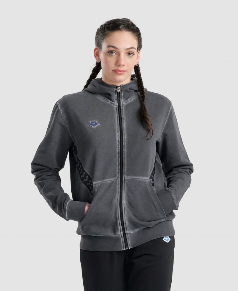 Arena Icons Mit Kapuze Jacke Grau | PCC28F-740