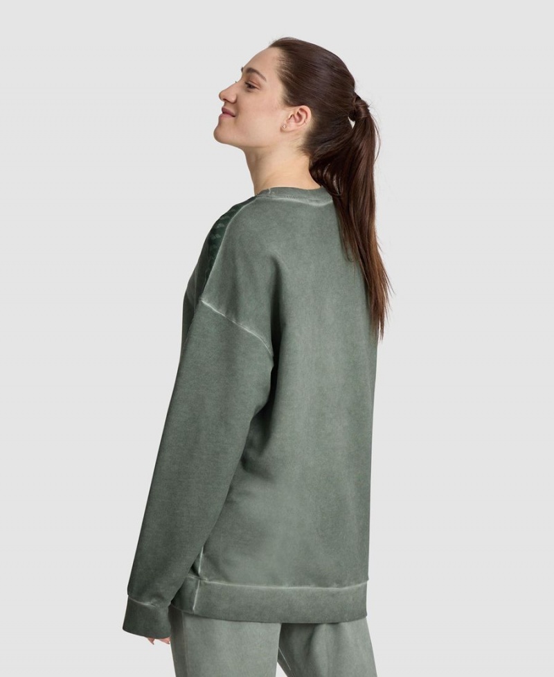 Arena Icons Oversize Sweatshirt Grün | LTD16J-640