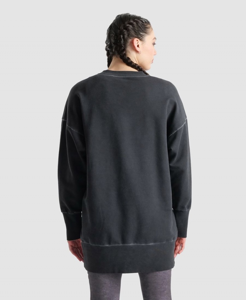 Arena Icons Oversized Crewneck Sweatshirt Grau | BFY50O-263