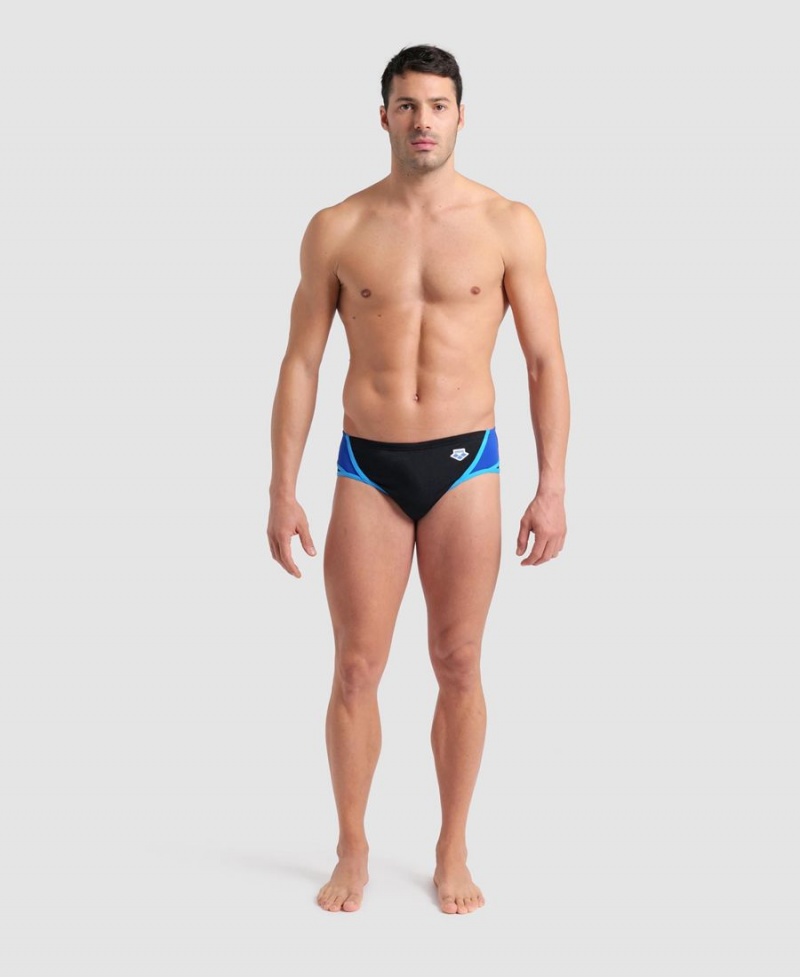 Arena Icons Panels Schwimmhose Schwarz Blau Rot | PZQ18L-918