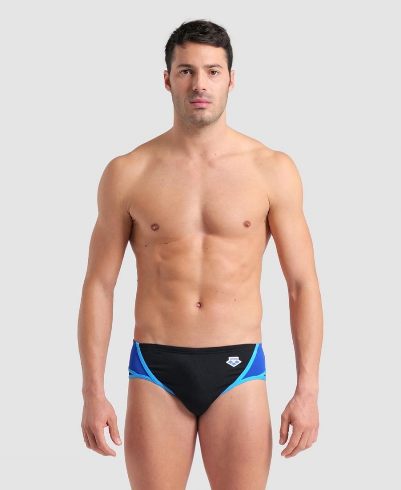 Arena Icons Panels Schwimmhose Schwarz Blau Rot | PZQ18L-918