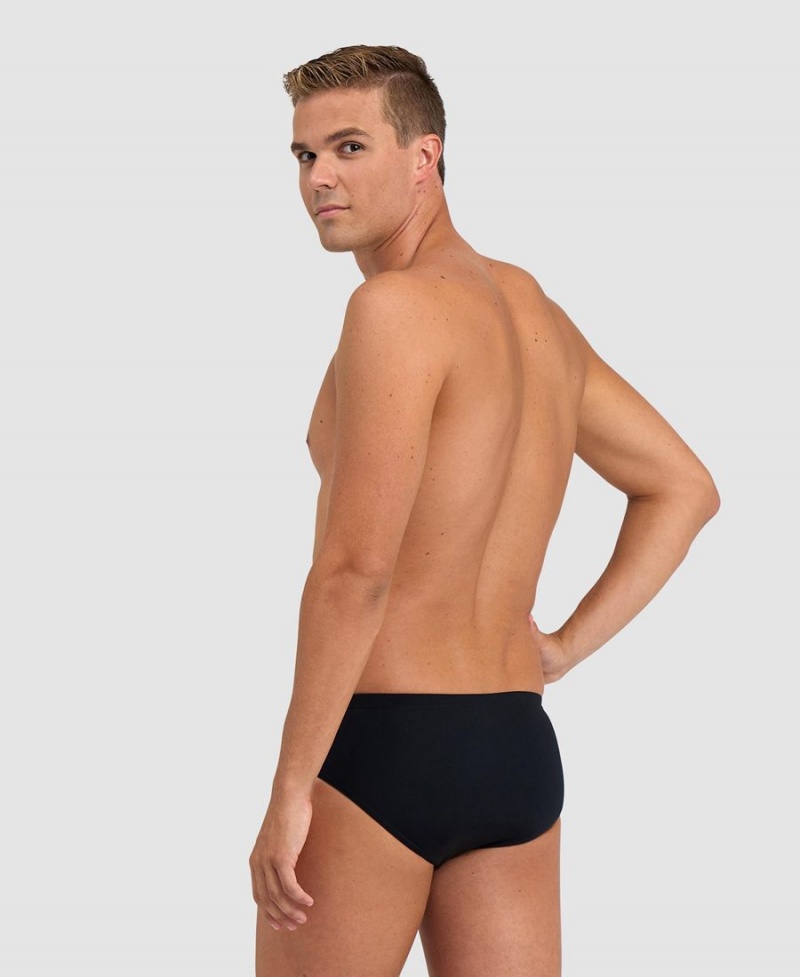 Arena Icons Panels Schwimmhose Schwarz Weiß Orange | TVP19J-172