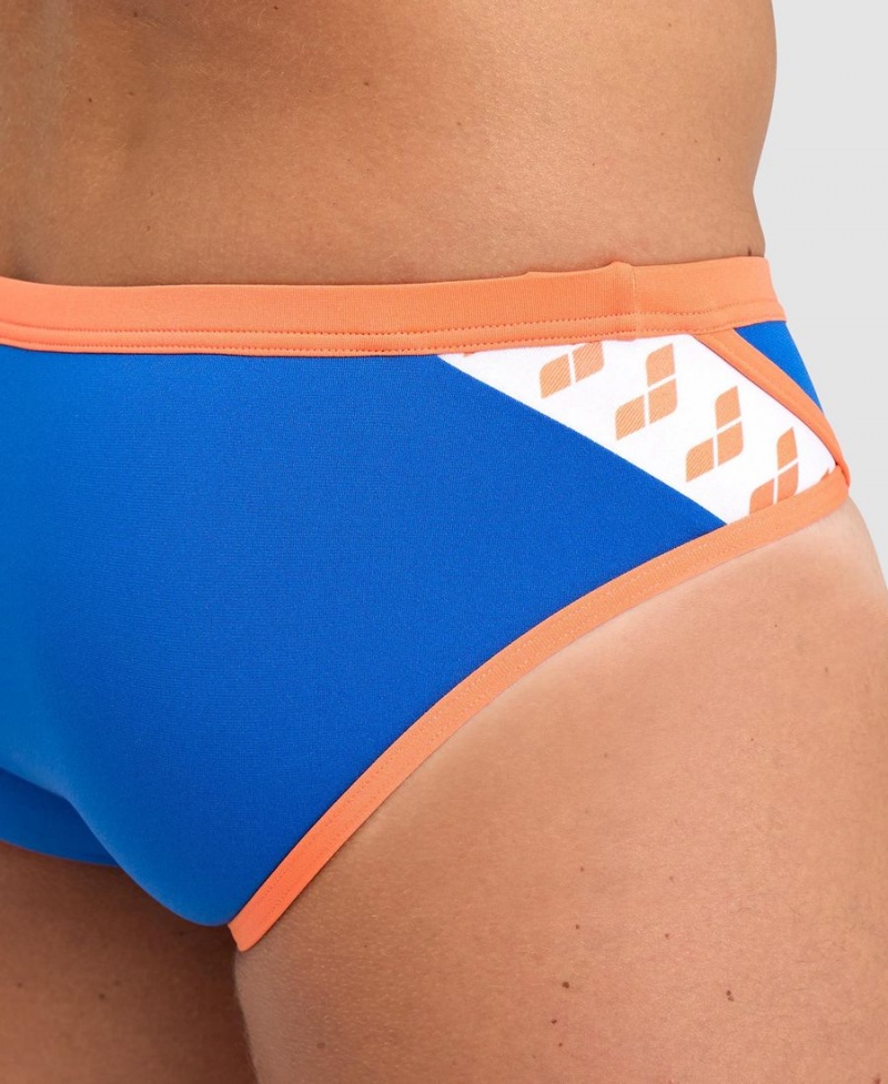 Arena Icons Schwimmhose Blau Orange | BXQ60K-192